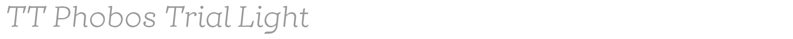 TT Phobos font preview